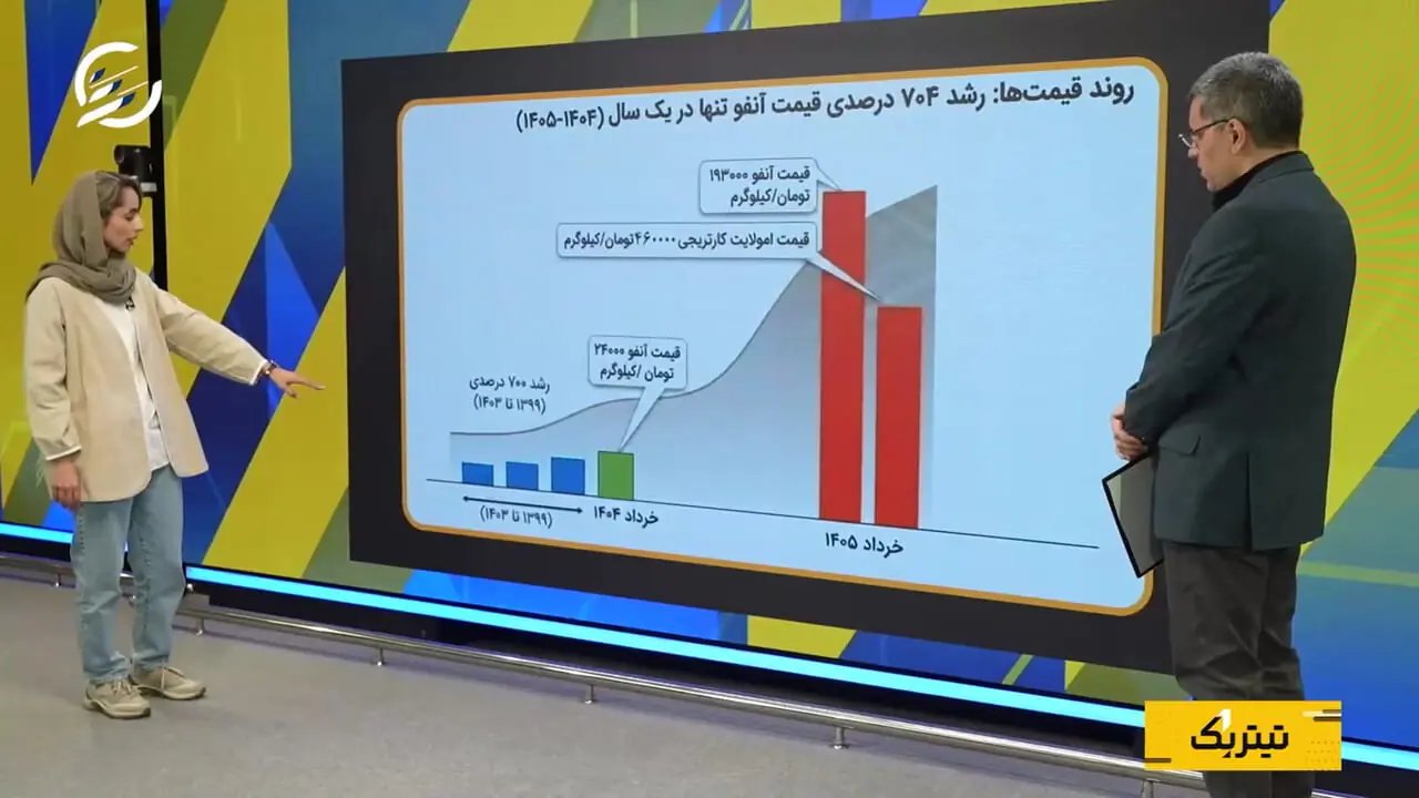 افزایش ۷۰۴ درصدی قیمت آنفو و فشار بر معادن داخلی